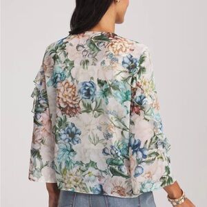 Chico's Multicolor Floral Blouse! This blouse is beautiful!